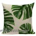 Plátano Tropical hojas cojín hoja de palma fundas de almohada Lino coche almohada decorativa piso grande sofá inicio almohadas ali-48279943